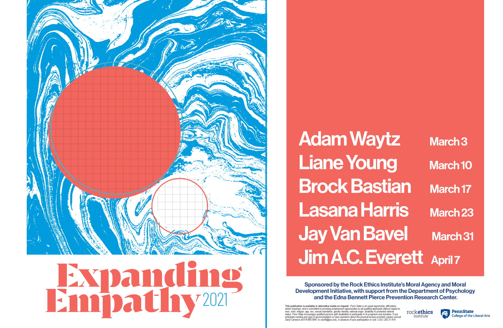 Expanding Empathy Speakers 2020 including Jesse Graham, Paul Conway, David Desteno and Abigail Marsh 